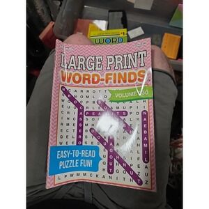 4New Large Print Word-Finds Puzzle Books Kappa